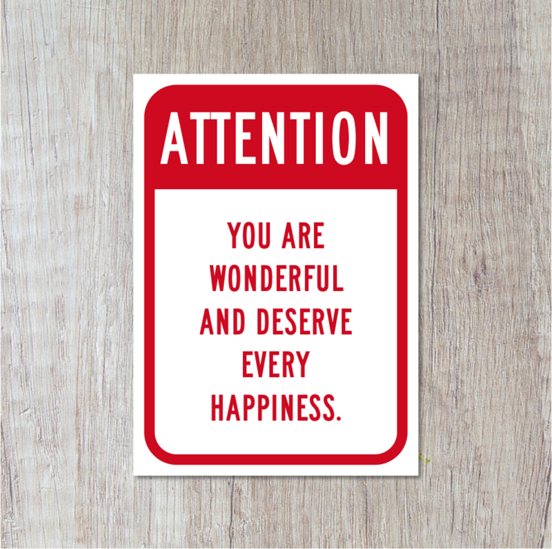 Postcard | Attention