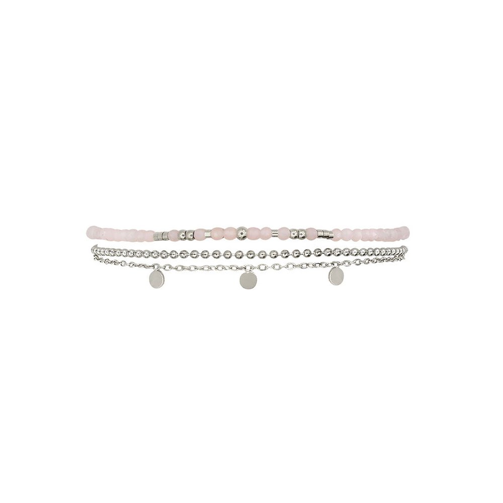 Bracelet 'Alexis' - Quartz Rose