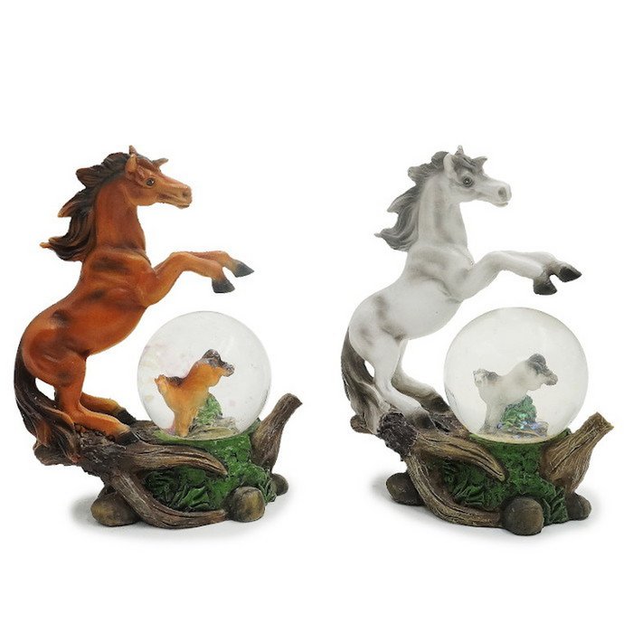 Poly paard met glitter paard