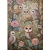 Woodland Spring Animals: Uil | Kaart Fripperies