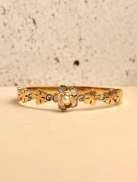 Pearly Flower Jank armbånd
