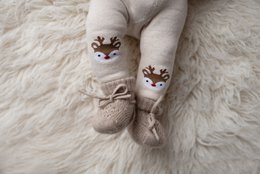 "Zuzu" Baby Cashmere Støvler (0-6 måneder)