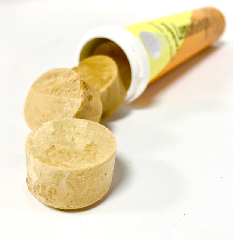 Lemon Ginger Tea-Pop, schnell gebrühter Gourmet-Tee (8-Tuben-Tablett)