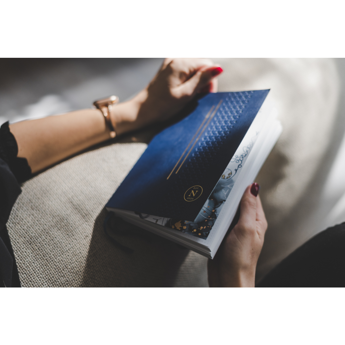 vegan bio-leather notebook - Luisa