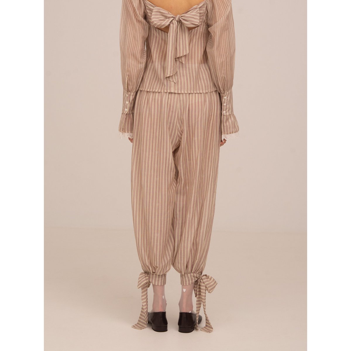 Strawberry Crush Pink Striped Trousers