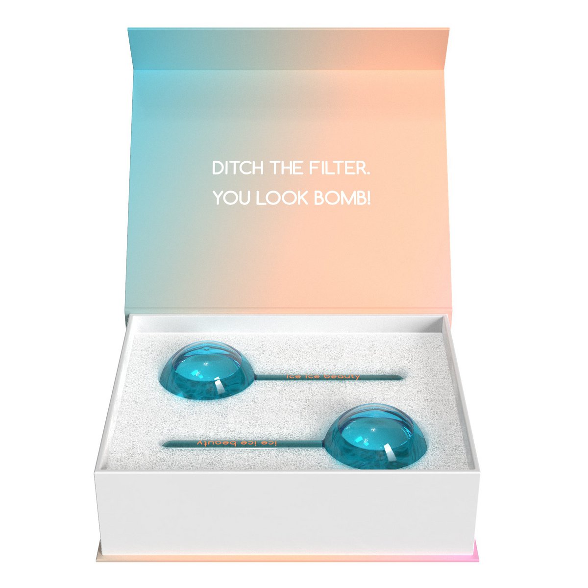 FACIAL ICE GLOBES - Ocean Blue
