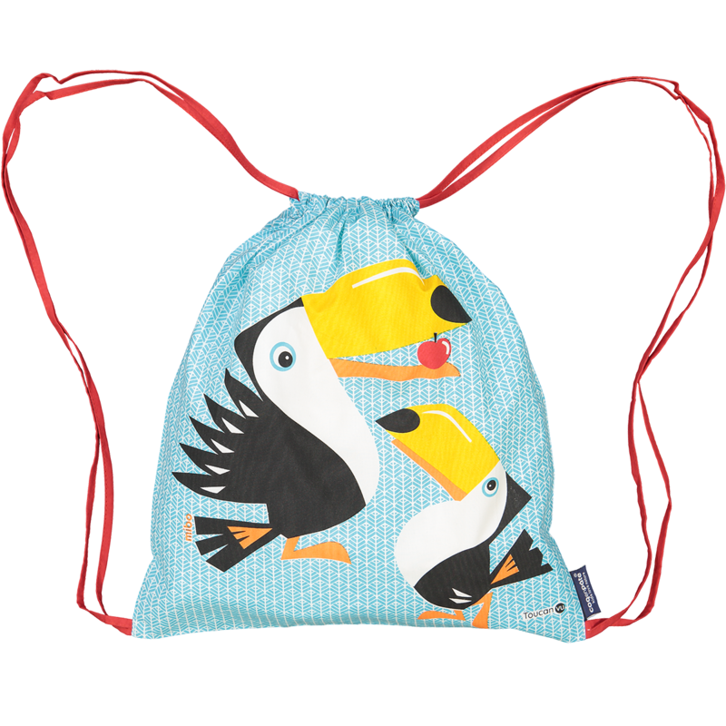 Aktivitätstasche für Kinder, Bio -Baumwolle, Toucan