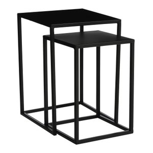 Beistelltischset Goa Schwarz