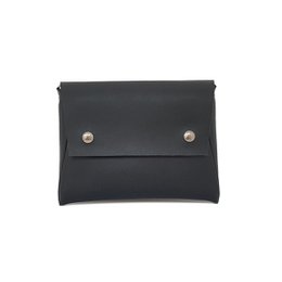 Black (Grainy Vegetarian Leather) Pouch only
