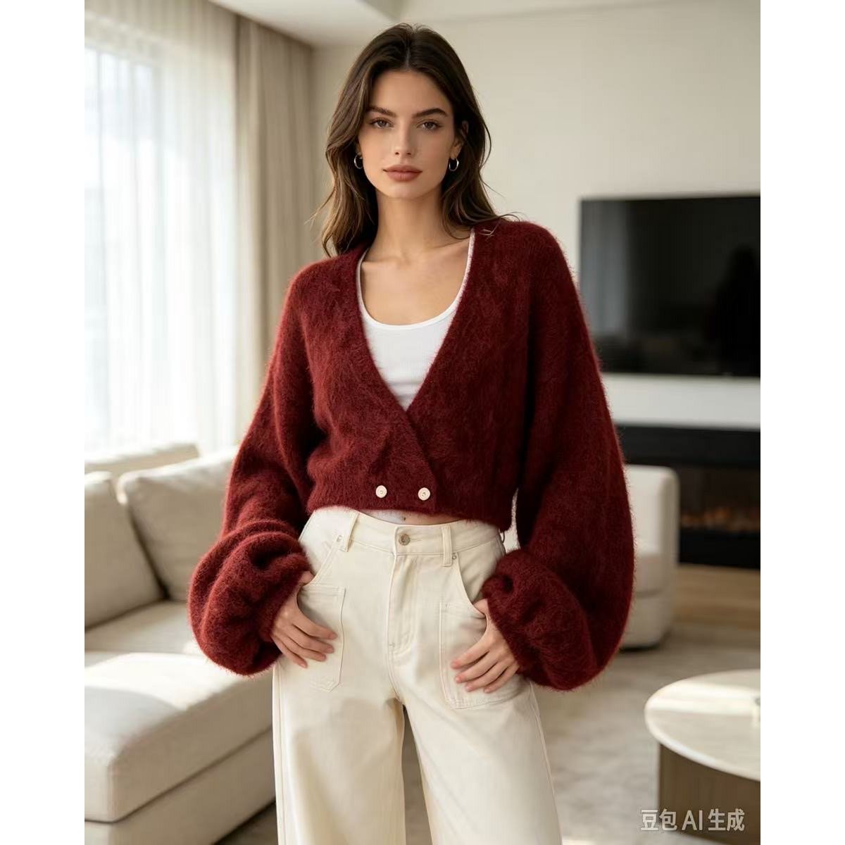 Mohair hartwikkel REF. 7718