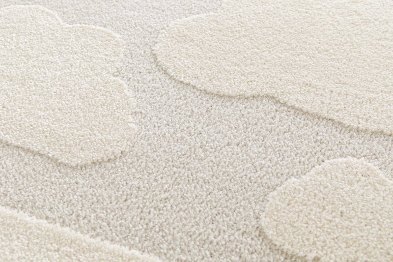 Tapis enfant avec effet relief NUAGES