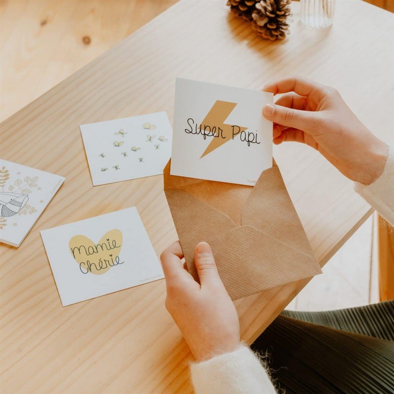 Card and envelope - Super Dad