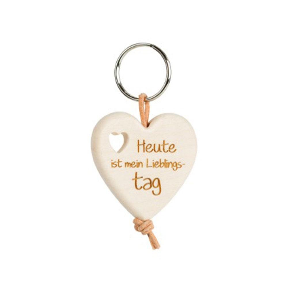 Thankgoods Herz - Schlüsselanhänger Heute ist mein Lieblingstag