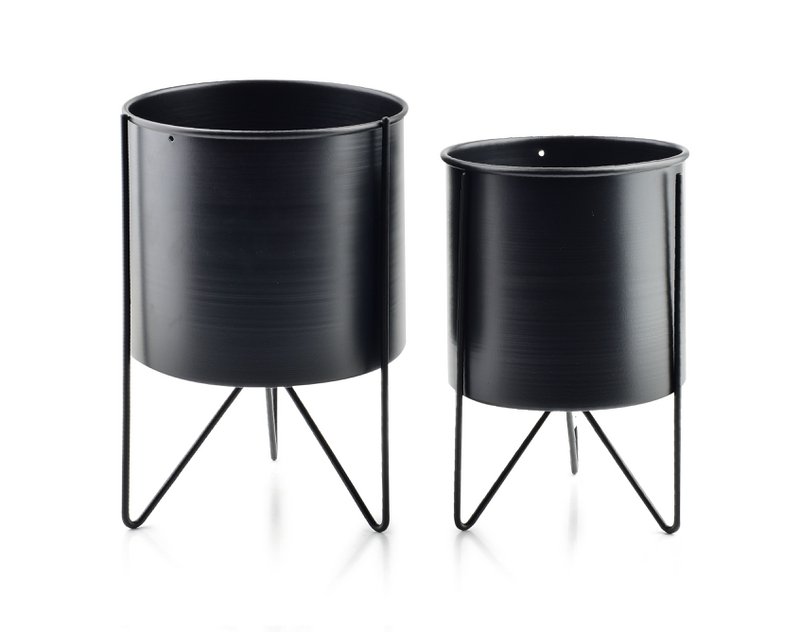 SWEN SCHWARZ Set mit 2 Bezügen 18xh26cm/16xh23cm