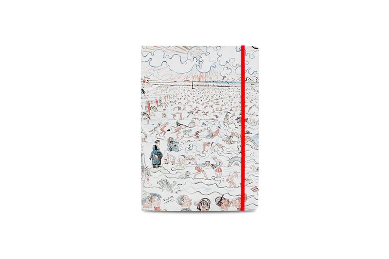 Softcover-Buch A5, James Ensor, Die Bäder in Ostende