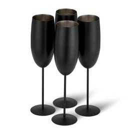 Champagnerflöte Black Matt 4x28.5cl