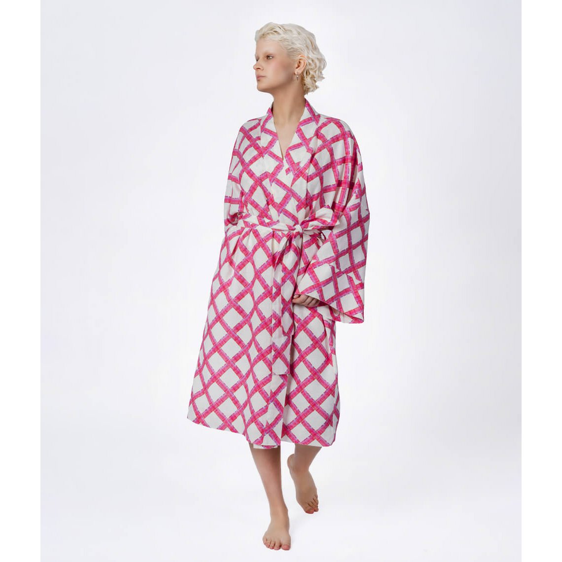 Albornoz kimono lino Ocean Málaga