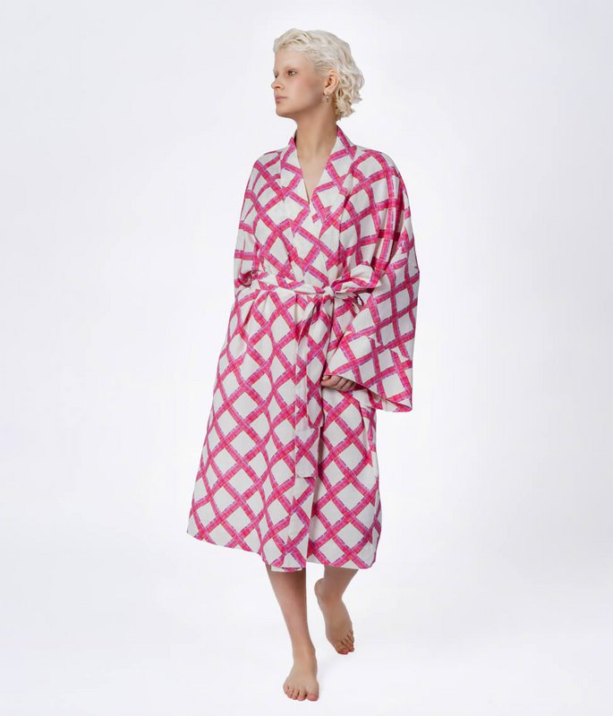 Albornoz kimono lino Ocean Málaga