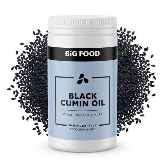 Big Food - Black Cumin Oil Softgels - 90 pieces