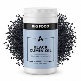 Big Food - Black Cumin Oil Softgels - 90 stk