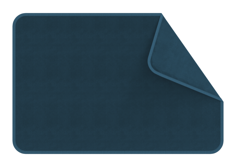 2171 db | Nicky blanket - Danube blue