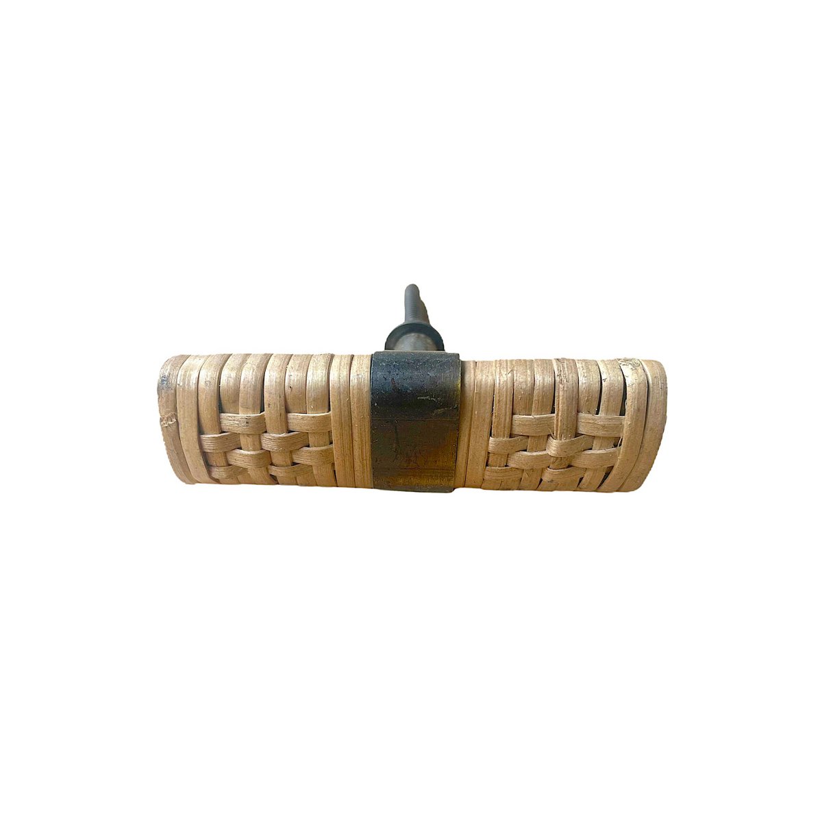 Cupboard button rectangular rattan