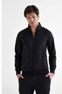 T2710-01 | Herren Jacke recycelt - Schwarz