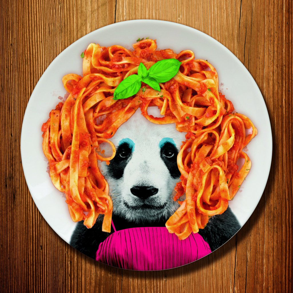 Bord moutarde - Panda à restauration sauvage