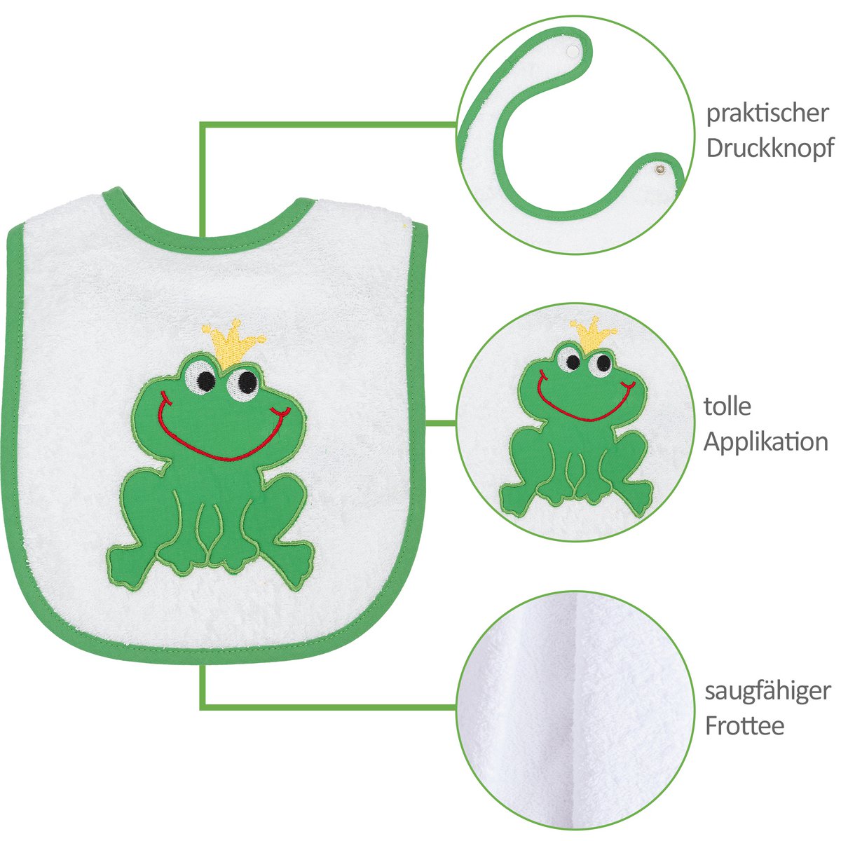 Bib frog prince