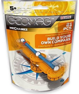 Geomag Mechanics – Build Your Own Compass (21 pcs, 16 x 2 x 20 cm, lot de 9)