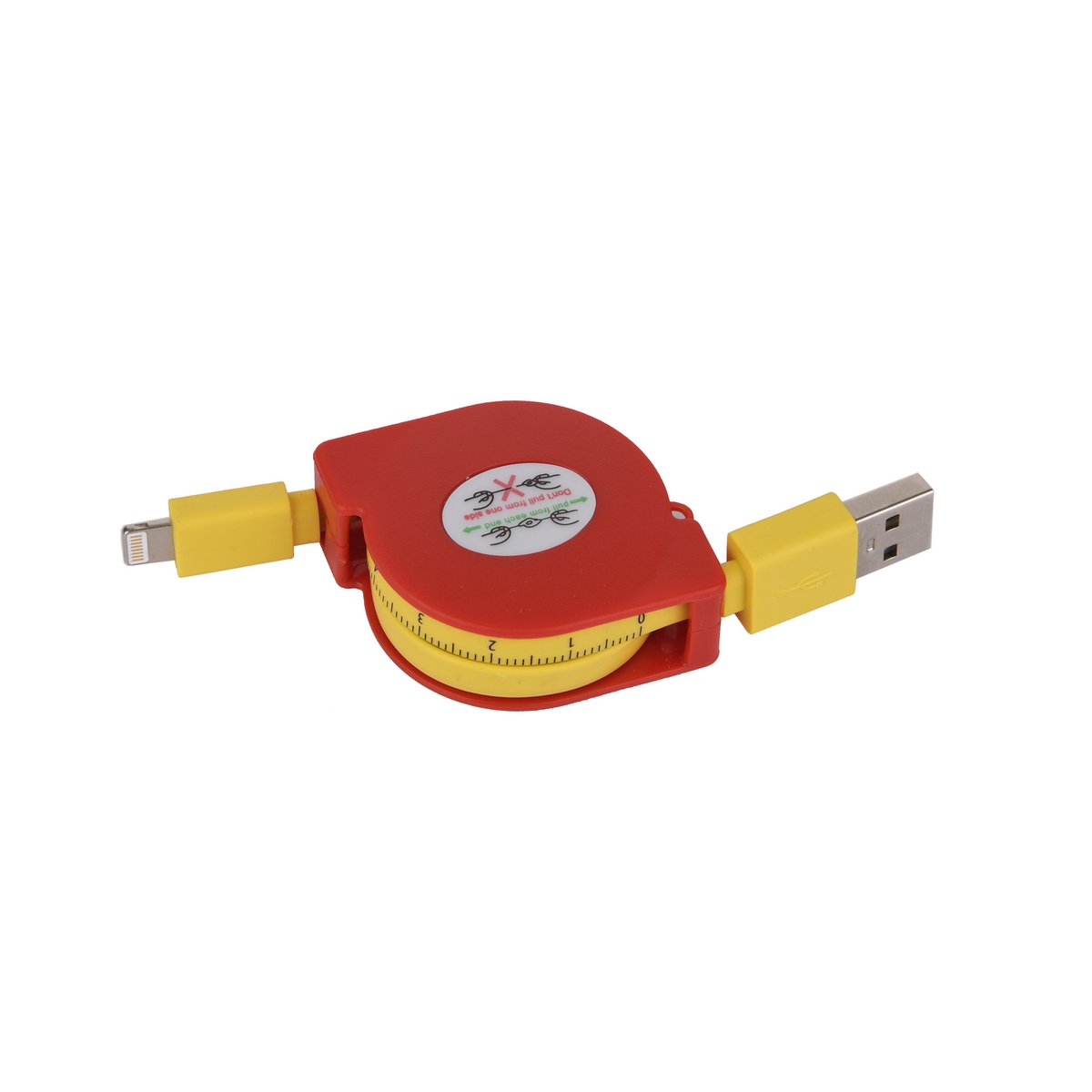 Tekmee USB -Kabel zu Blitz 1M - einziehbare Rolle 10W