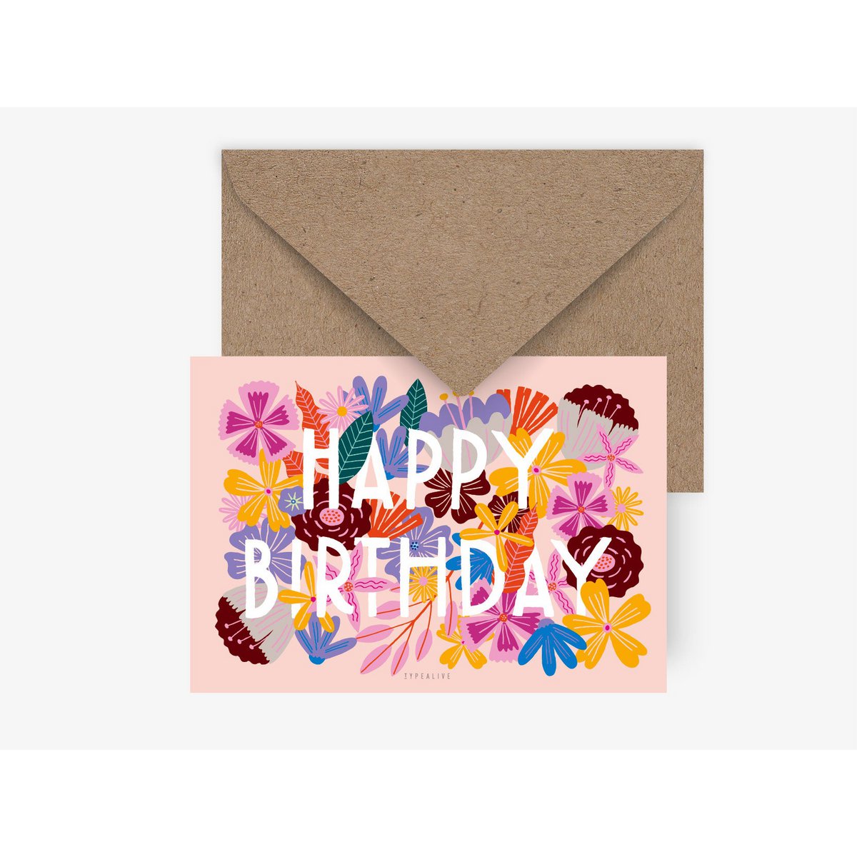 Postkarte / Bloomy Birthday