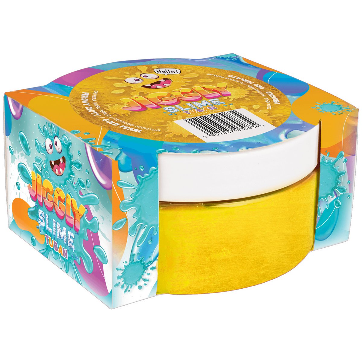 Tuban Slime - Jiggly Slime - Gouden Parelmoer 200g