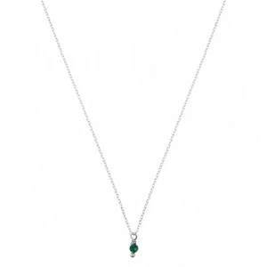 Scorpio zodiac sign gemstone necklace