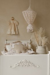Muslin baldakin "Boho Flowers"