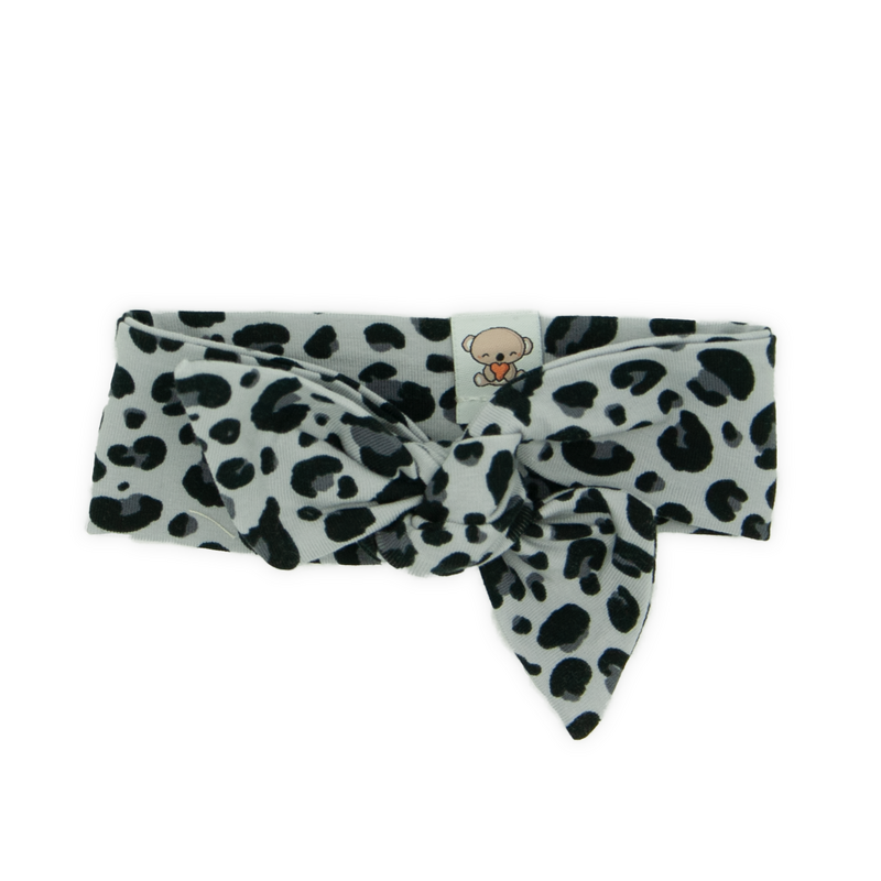 Hårbånd | Leopard | Grå
