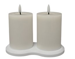 VELA RECARGABLE 1PC BLANCA