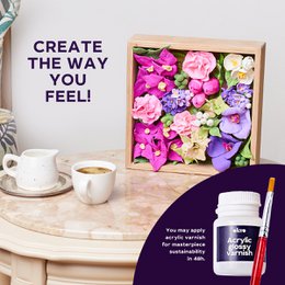 Okto Sensory Art Wood And Craft - Flowers - Inspiration