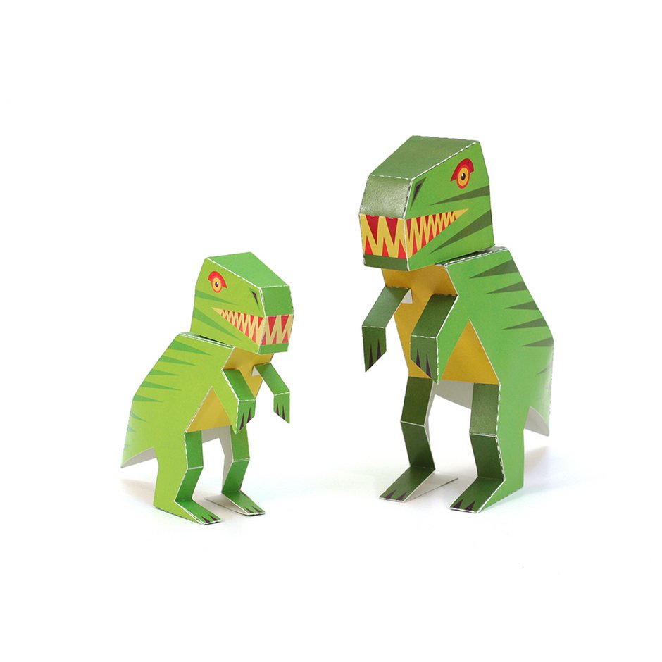 Maxi T-Rex Paper Toys