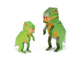 Maxi T-Rex Paper Toys