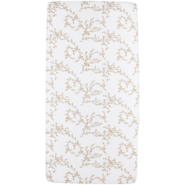 Hoeslaken jersey print Branches Sand