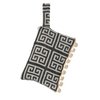 CLUTCH MEANDROS BLACK PONPON