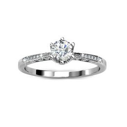 Bague Destiny - Argenté et Cristal