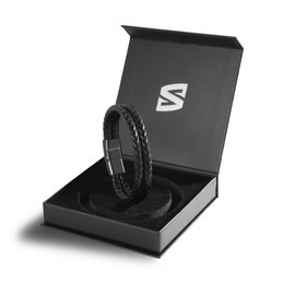 Leather bracelet "Double"