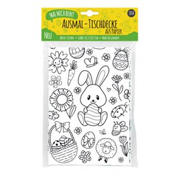 Ausmal-Tischdecke aus Papier - Motiv "Ostern"