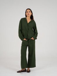 Grinch Green Linen Shirt