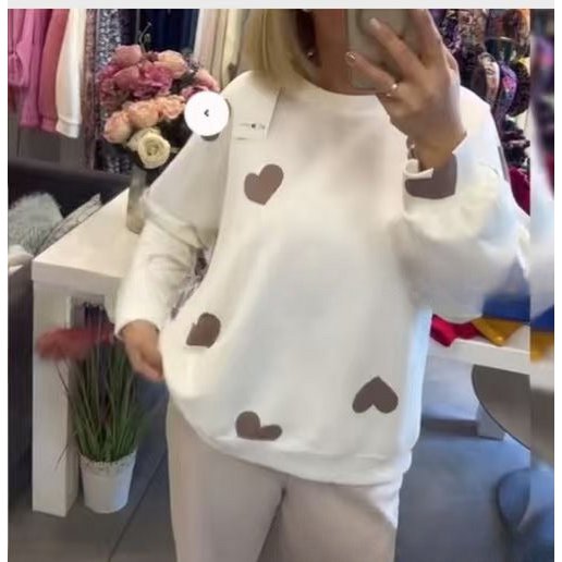 Modetøj til kvinder Love Langærmet striktrøje