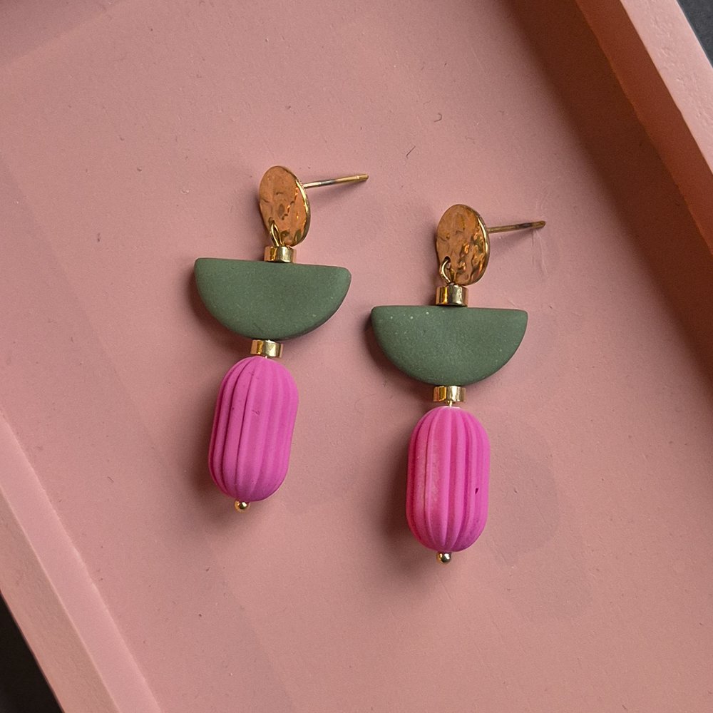 Malmö Olive & Pink