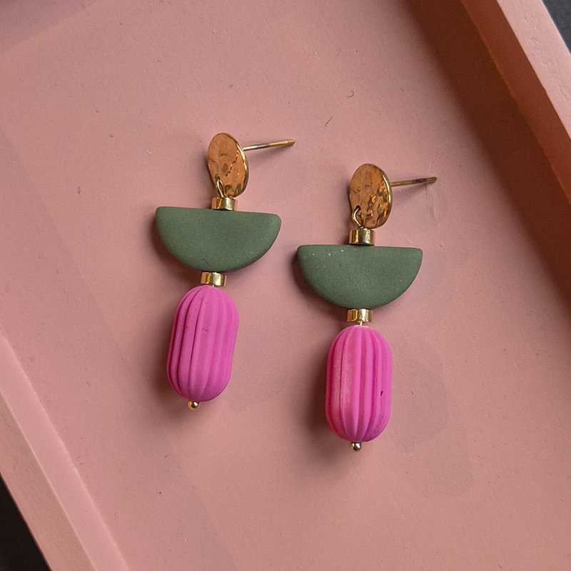 Malmö Olive & Pink