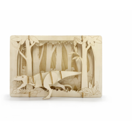 Bausatz 3D Theater T- Rex Tyrannosaurus- Holz